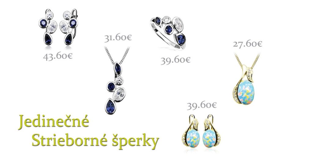 Strieborné Šperky ktoré vás oslovia