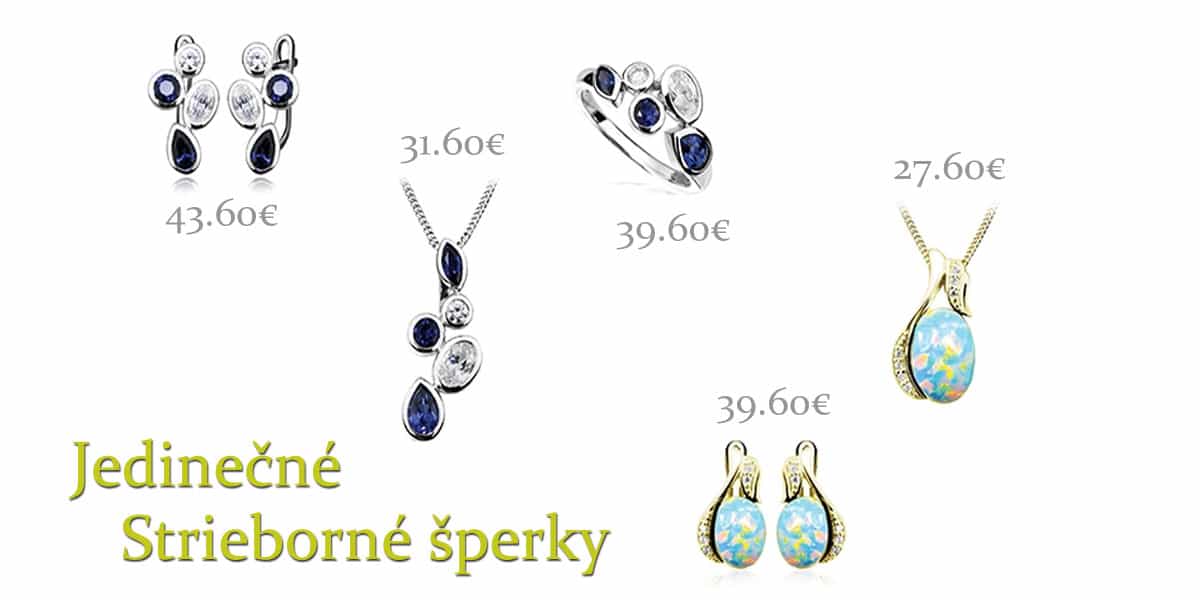 Strieborné Šperky ktoré vás oslovia