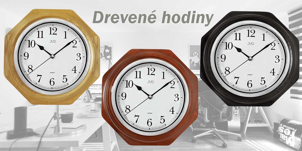 Drevené hodiny na stenu Blog