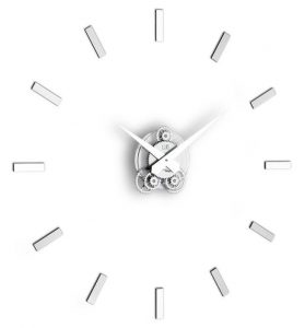 Designové nástěnné hodiny | Nalepovací skládací hodiny
