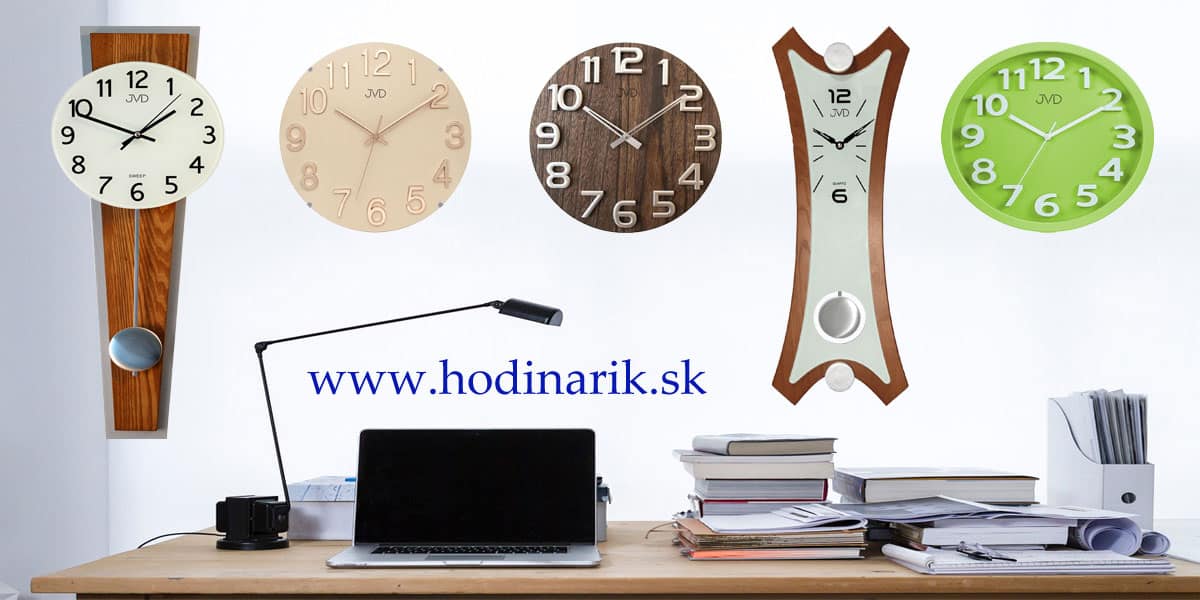 Hodiny na stenu JVD