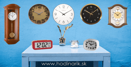 Nástenné drevené hodiny