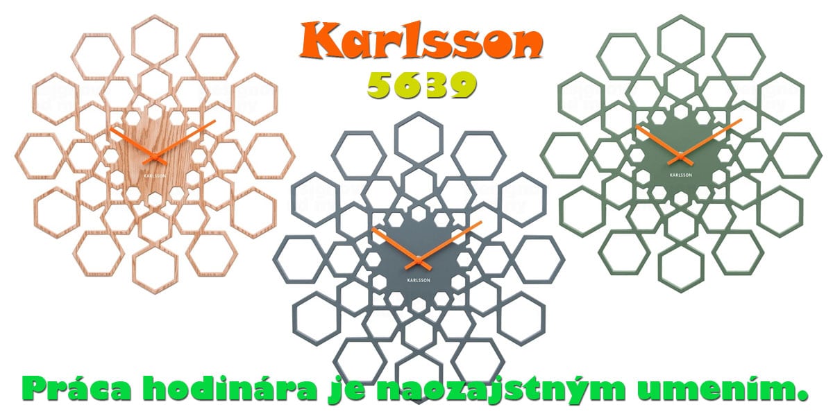 Hodiny na stenu ako obraz včelej práce.