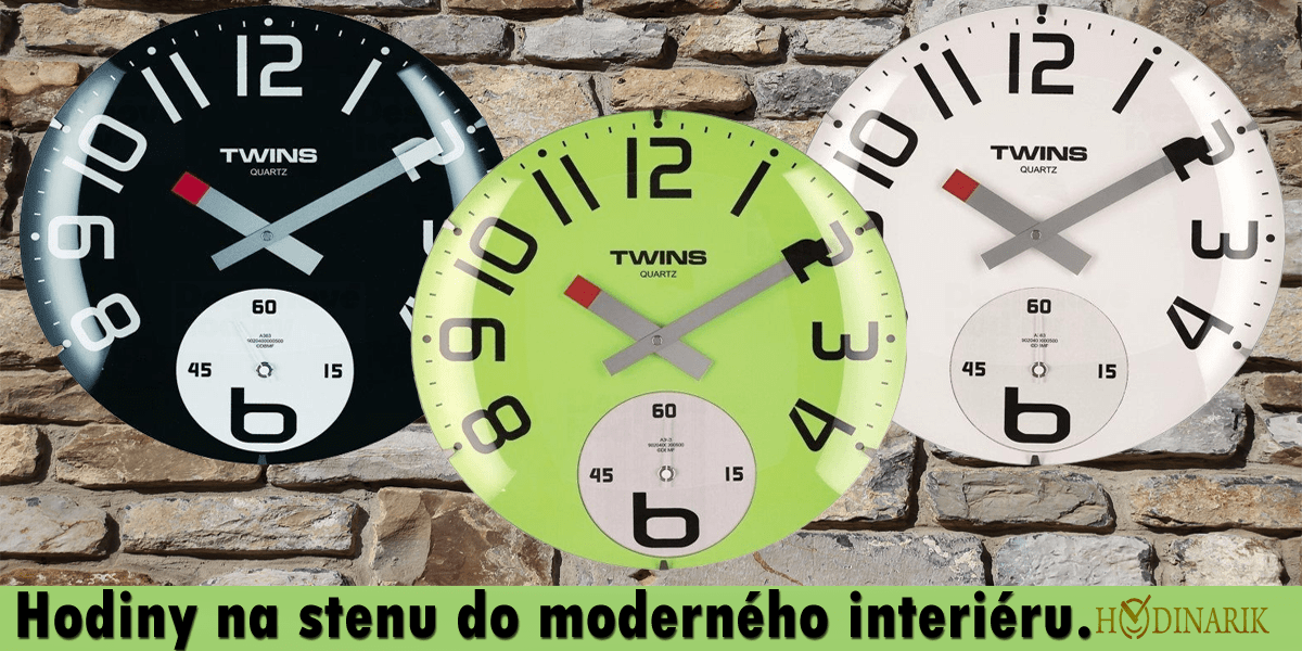 Hodiny na stenu  do moderného  interiéru. Blog