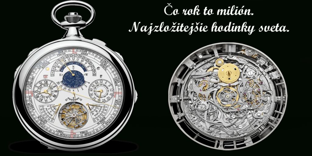 Najzložitejšie hodinky sveta.