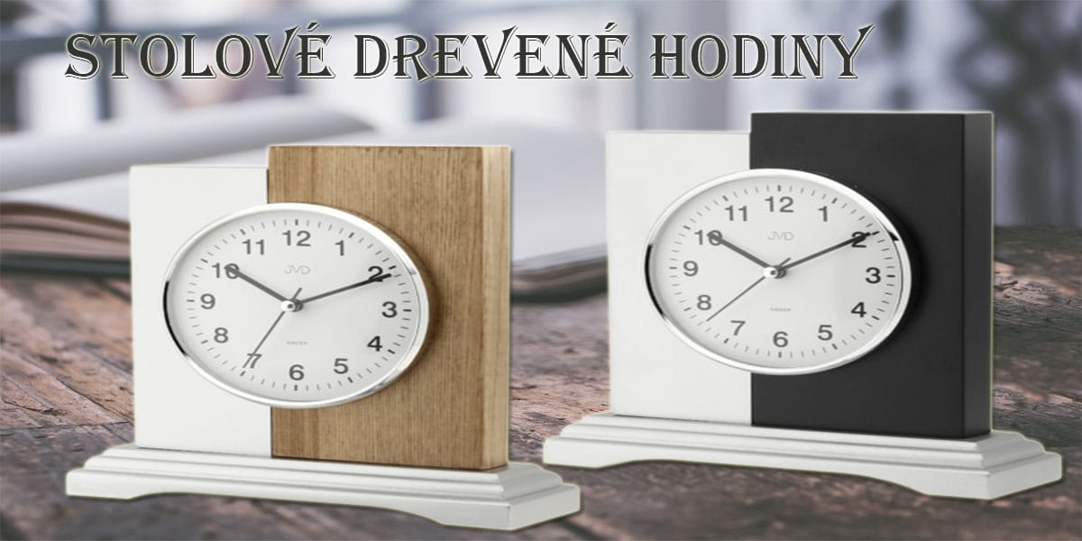 Stolové drevené hodiny. Blog