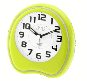 Budík Quartz JVD zelený SRP130.6