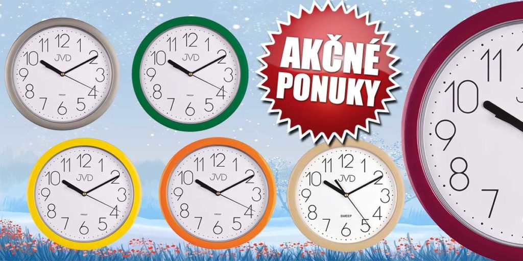Hodiny na stenu AKCIA