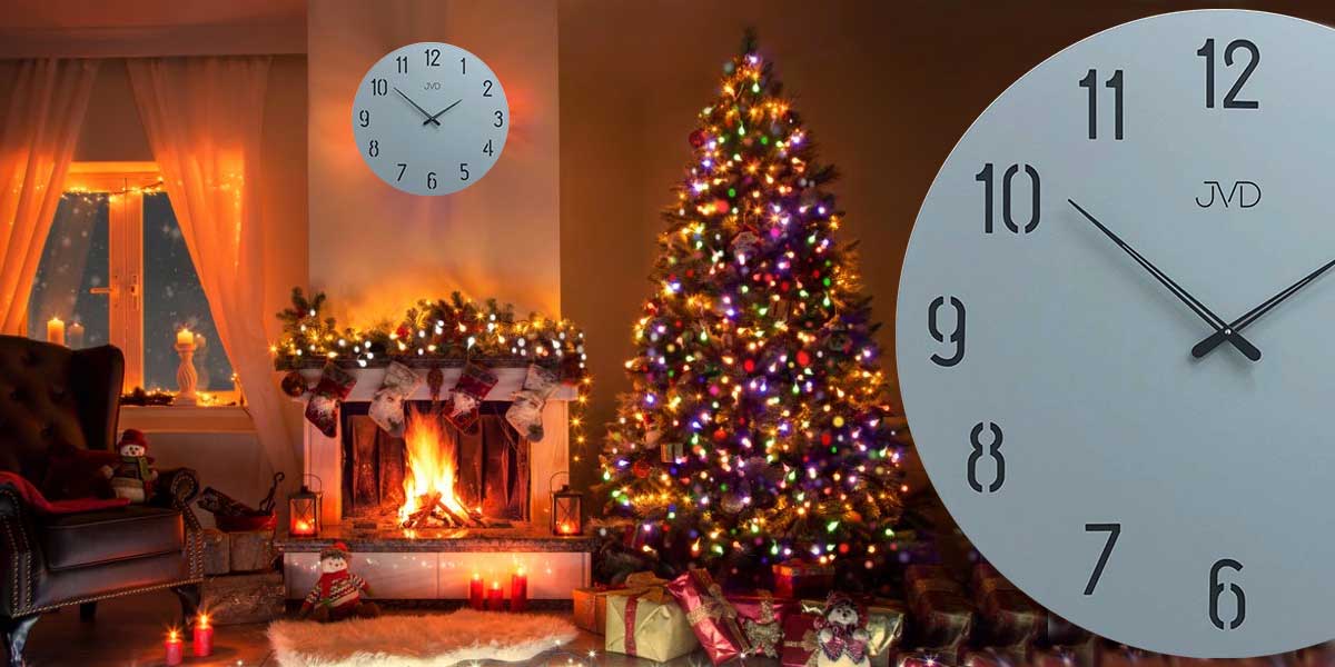 Drevene hodiny na stenu