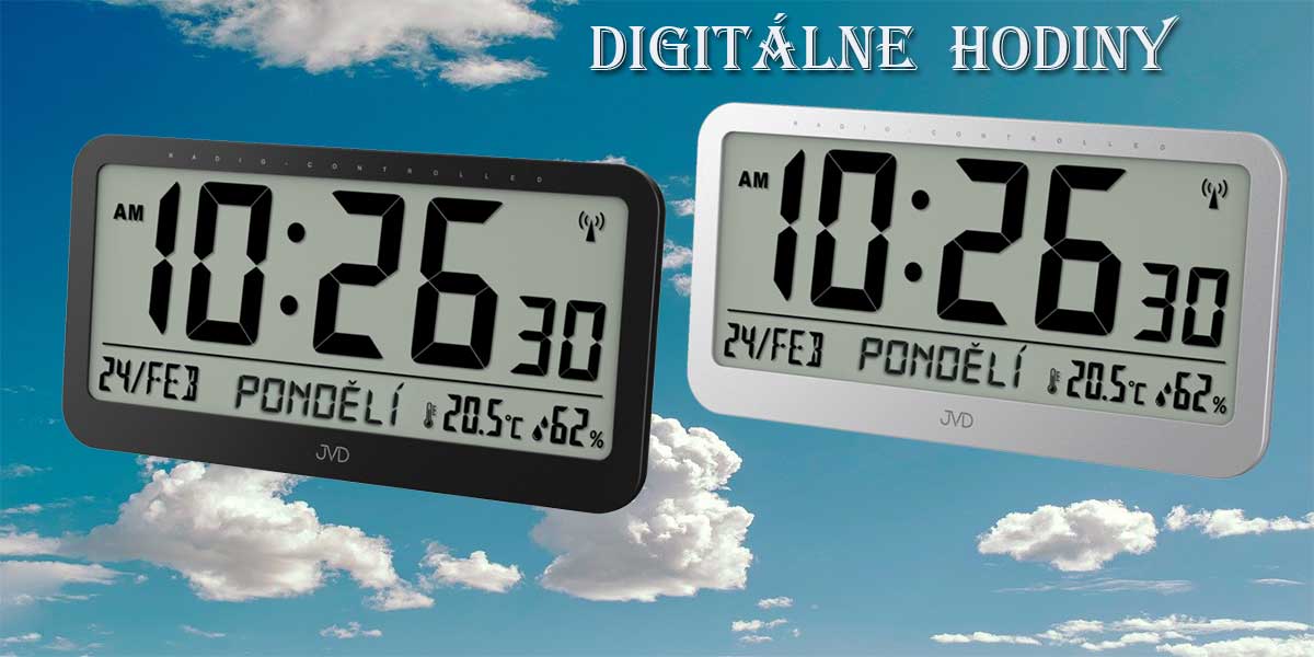 Digitálne nástenne hodiny JVD RB9359