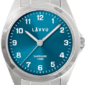 LAVVU Strieborné dámske titánové hodinky EINA so 100M vodotesnosťou a zafírovým sklom
