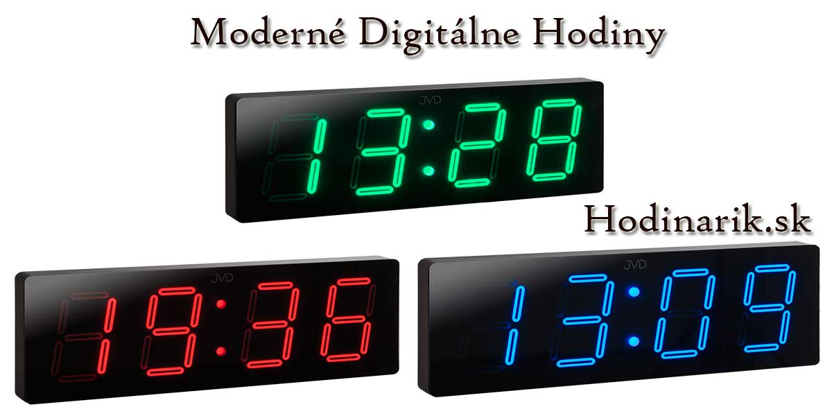 Moderne digitalne hodiny JVD