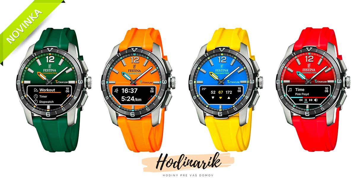 Športové pánske náramkové hodinky FESTINA 23000 FESTINA CONNECTED