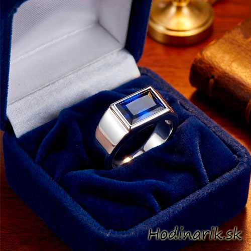 Pánsky strieborný prsteň